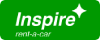 Inspire Rent a Car företagslogotyp Inspire Rent a Car logotyp