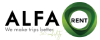 Логотип компании Alfa Rent a Car Логотип Alfa Rent a Car